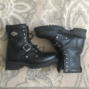 Harley Davidson Motorcycle Boots - Women’s 8